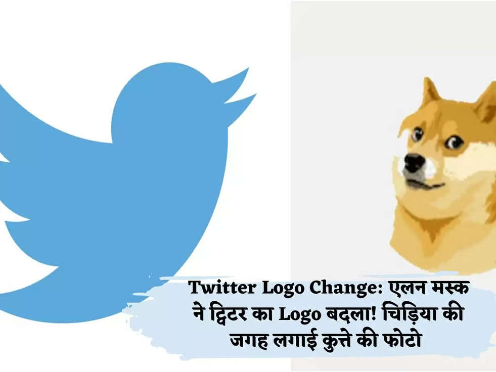 Twitter Logo Change: एलन मस्क ने ट्विटर का Logo बदला! चिड़िया की जगह लगाई कुत्ते की फोटो 