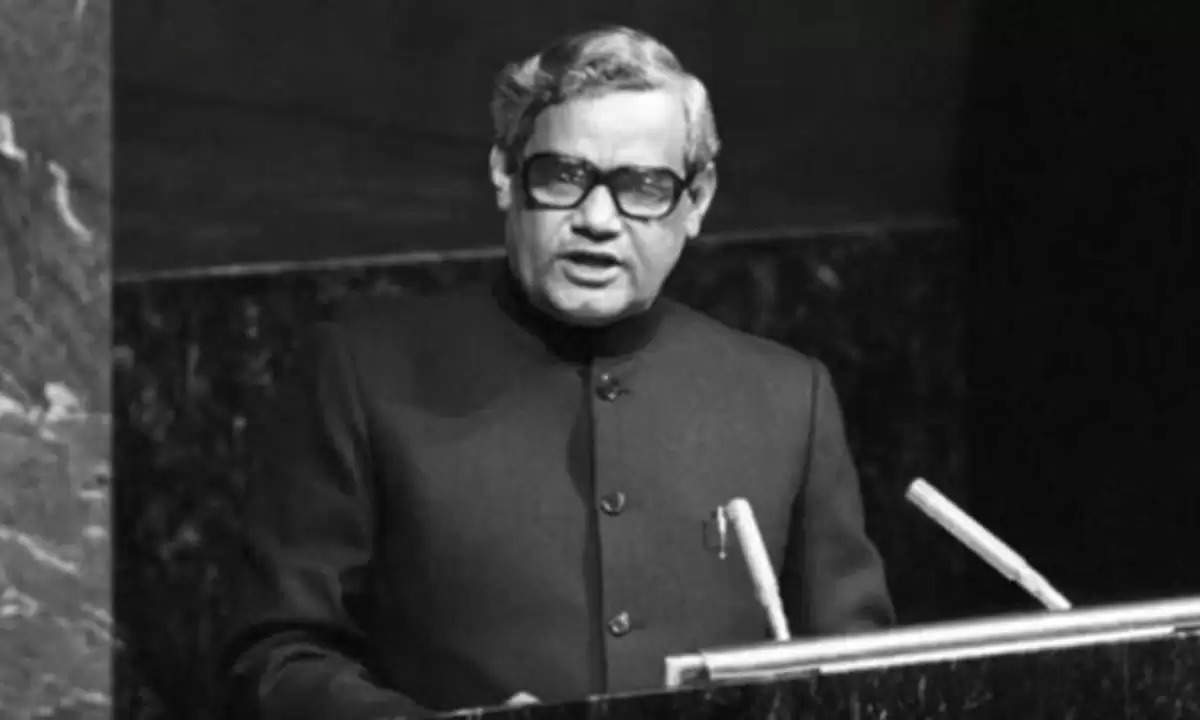 Atal ji in UN