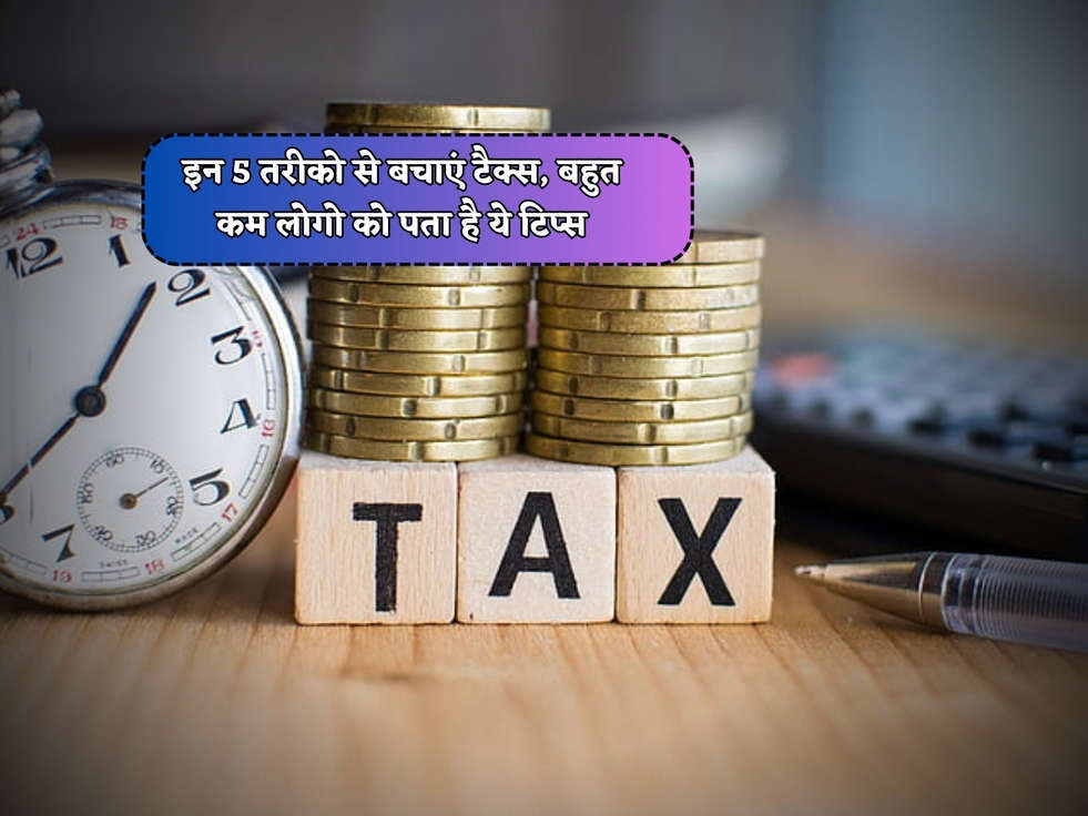 Tax Saving Scheme : इन 5 तरीको से बचाएं टैक्स, बहुत कम लोगो को पता है ये टिप्स 