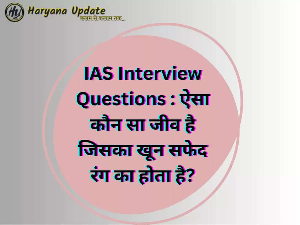 IAS Interview Questions