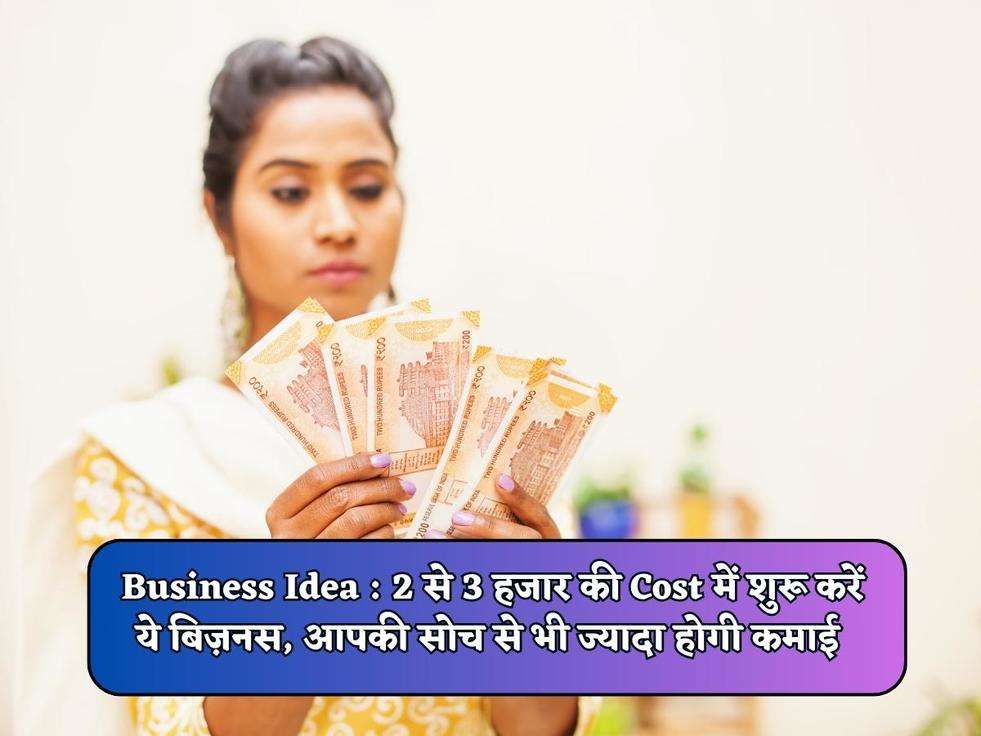 Business Idea : 2 से 3 हजार की Cost में शुरू करें ये बिज़नस, आपकी सोच से भी ज्यादा होगी कमाई 