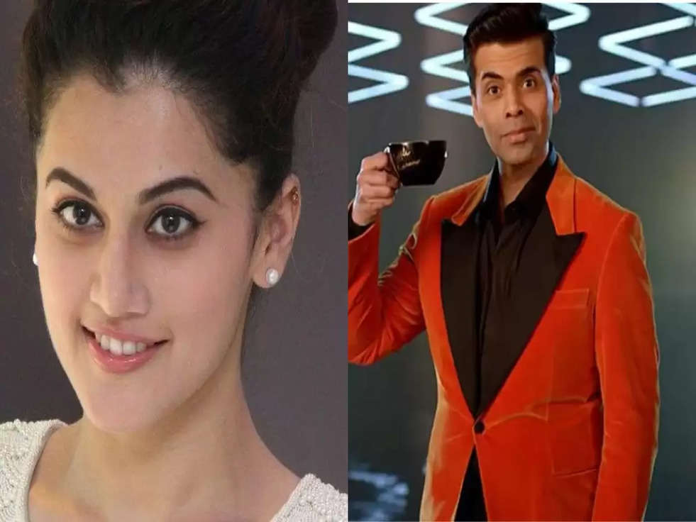 tapsee pannu with karan johar