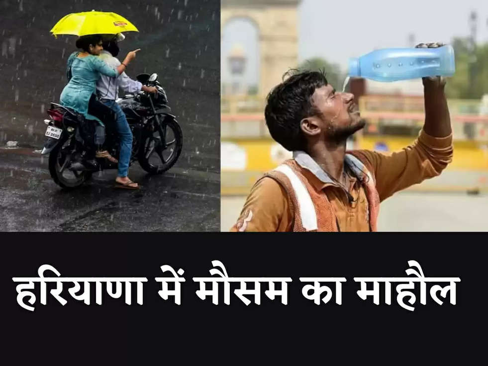 हरियाणा में मौसम का माहौल  