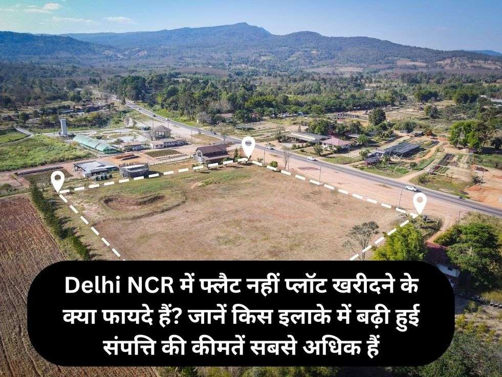 Delhi NCR में फ्लैट नहीं प्लॉट खरीदने के क्या फायदे हैं? जानें किस इलाके में बढ़ी हुई संपत्ति की कीमतें सबसे अधिक हैं