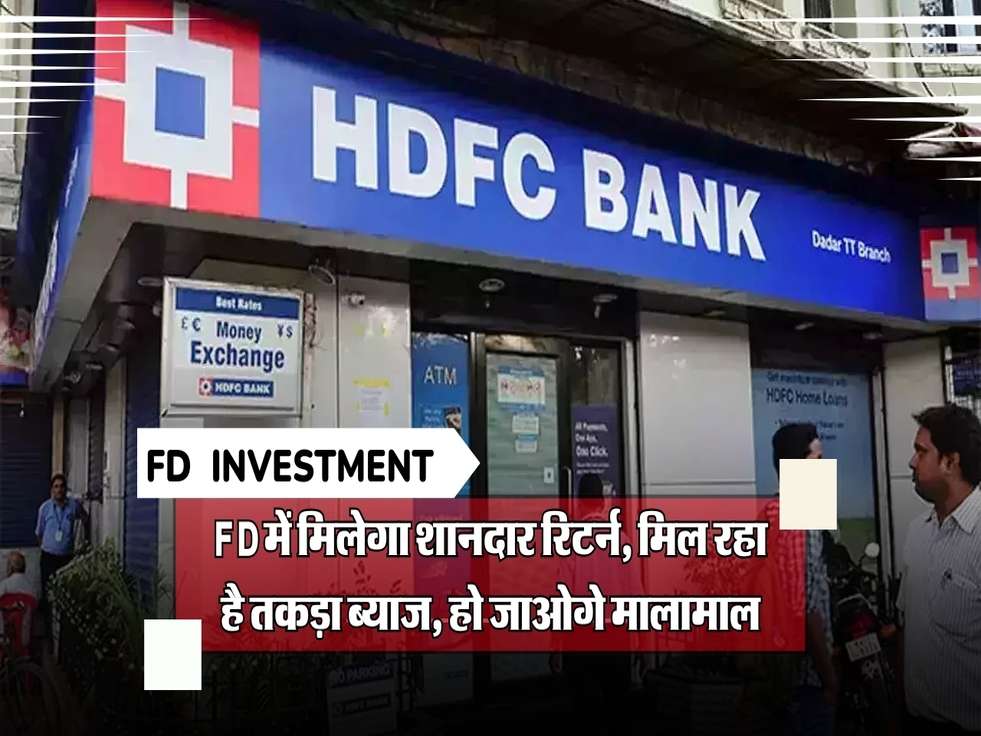 FD में मिलेगा शानदार रिटर्न, मिल रहा है तकड़ा ब्याज, हो जाओगे मालामाल