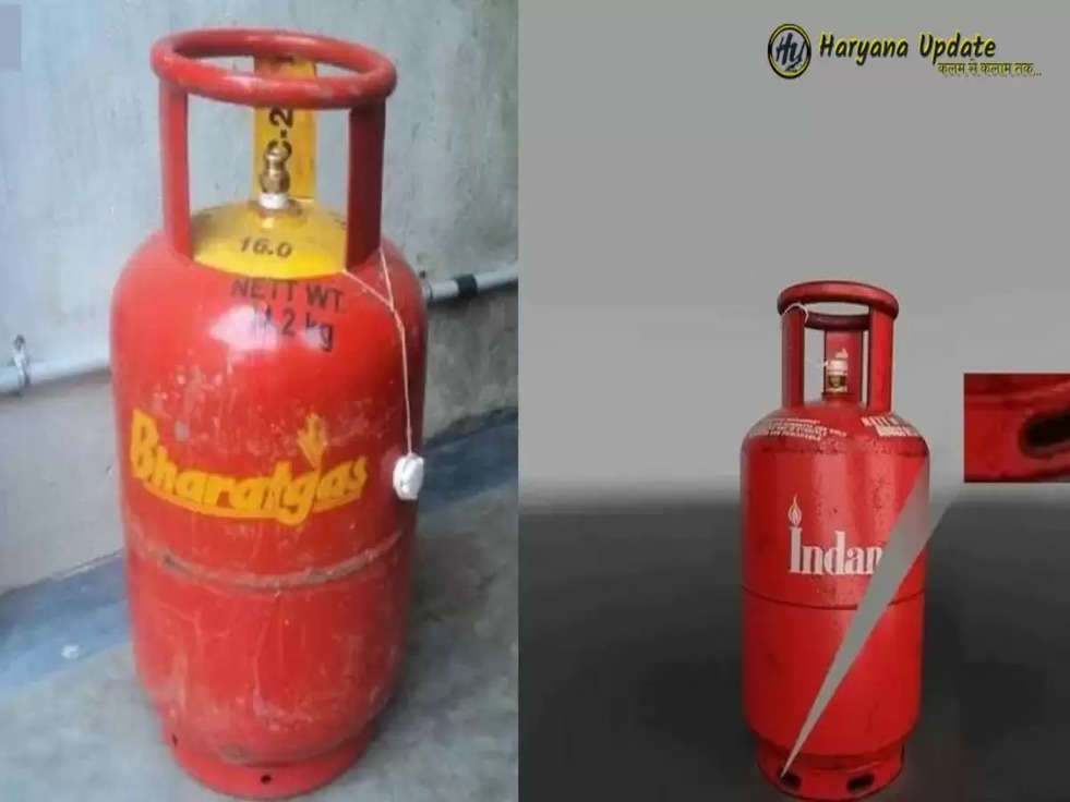 LPG cylinder is round and why these holes are made under it