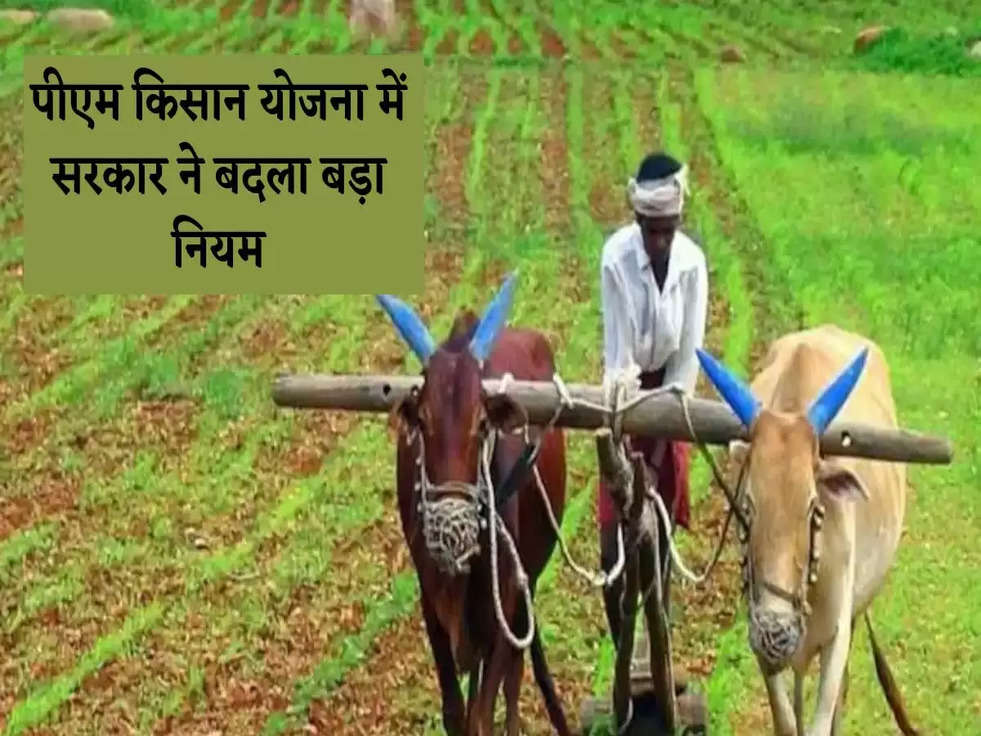 government changed big rules in pm kisan yojana