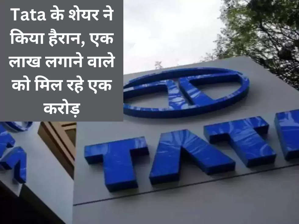 Tata के शेयर ने किया हैरान, एक लाख लगाने वाले को मिल रहे एक करोड़