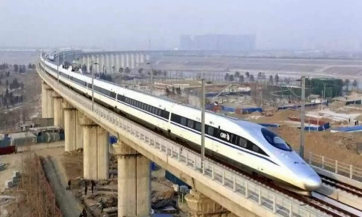 bullet train progress in gujarat