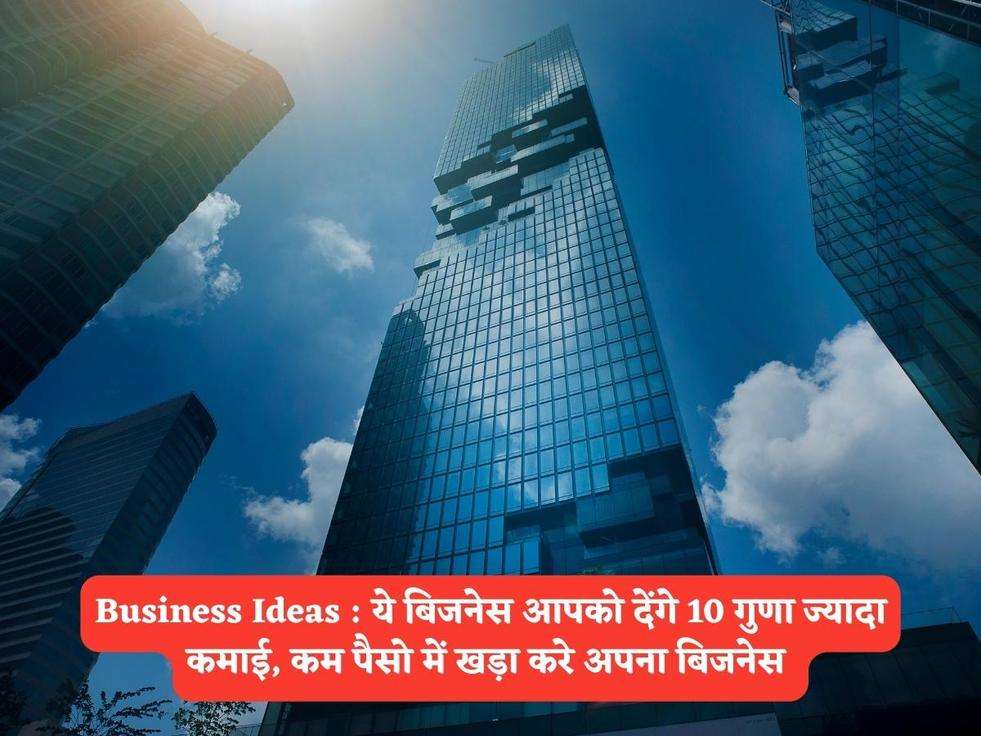 Business Ideas : ये बिजनेस आपको देंगे 10 गुणा ज्यादा कमाई, कम पैसो में खड़ा करे अपना बिजनेस 