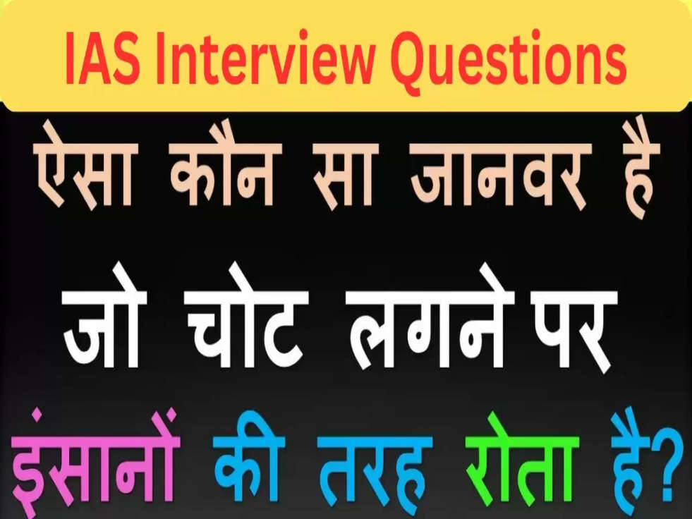 IAS Interview Questions