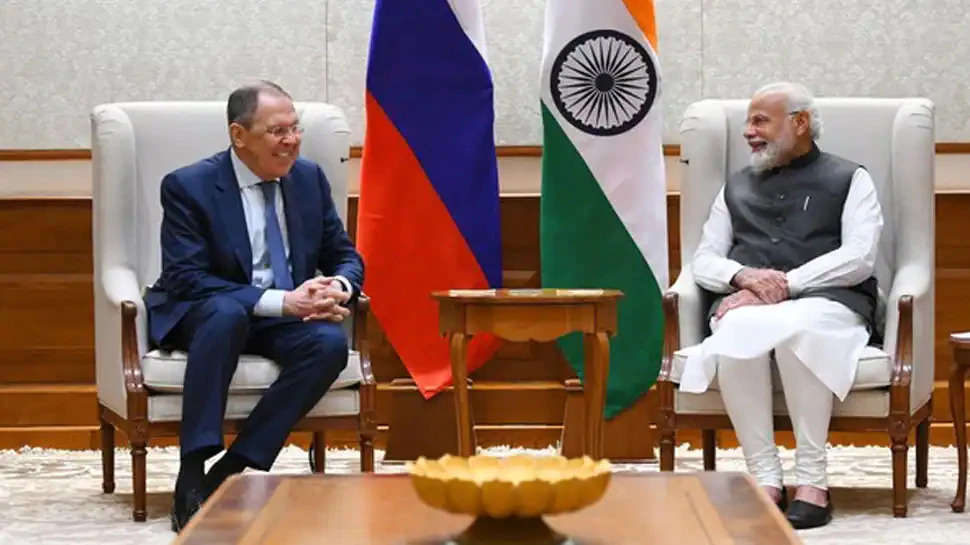 Modi Meet Russian Foreign Minister