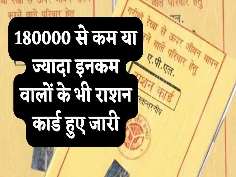 BPL Ration Card: 180000 से कम या ज्यादा इनकम वालों के भी राशन कार्ड हुए जारी, ऐसे करें डाउनलोड