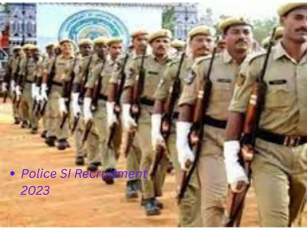 Police SI Recruitment 2023