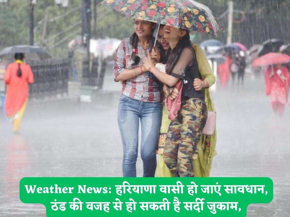 Weather News: हरियाणा वासी हो जाएं सावधान, ठंड की वजह से हो सकती है सर्दी जुकाम,