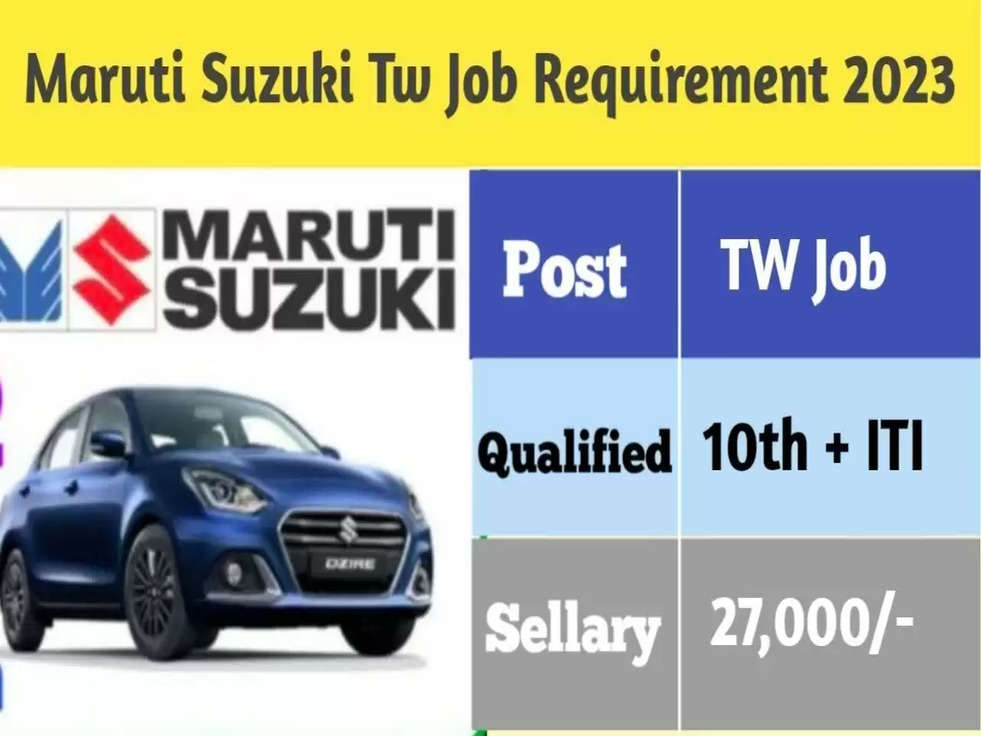 Maruti Suzuki TW Recruitment 2023