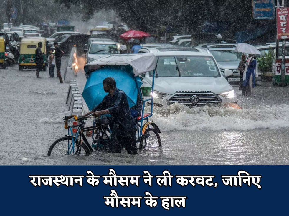 Rajasthan Weather : राजस्थान के मौसम ने ली करवट, जानिए मौसम के हाल