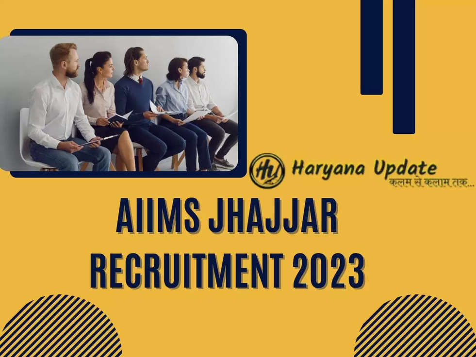 aiims jhajjar recruitment 2023