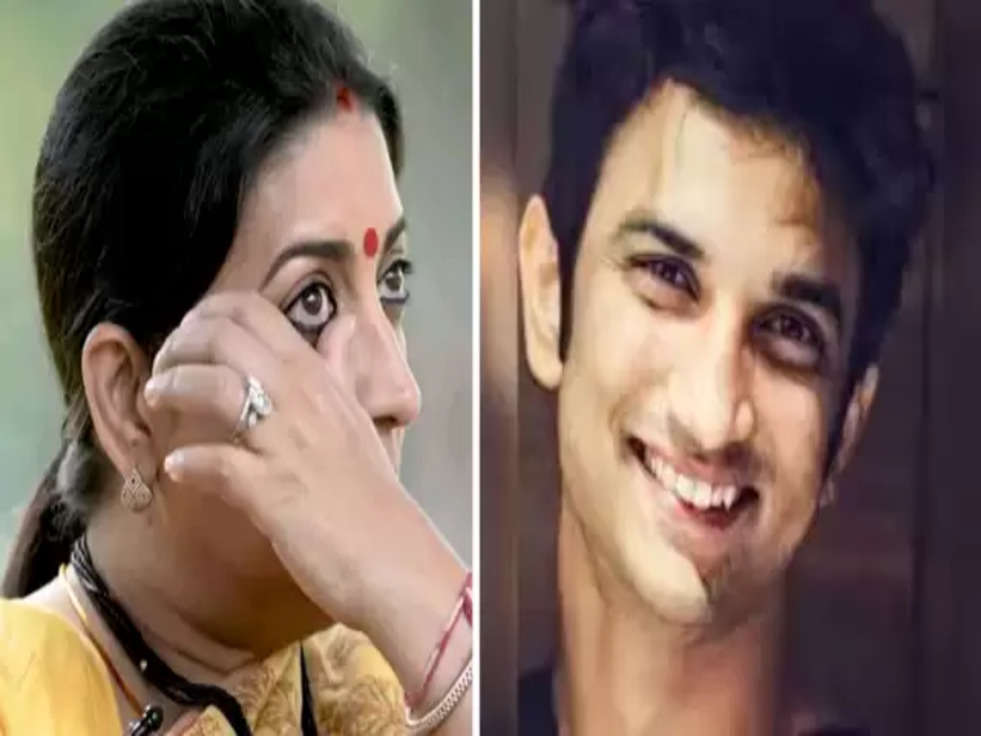 smriti irani sushant singh rajput,