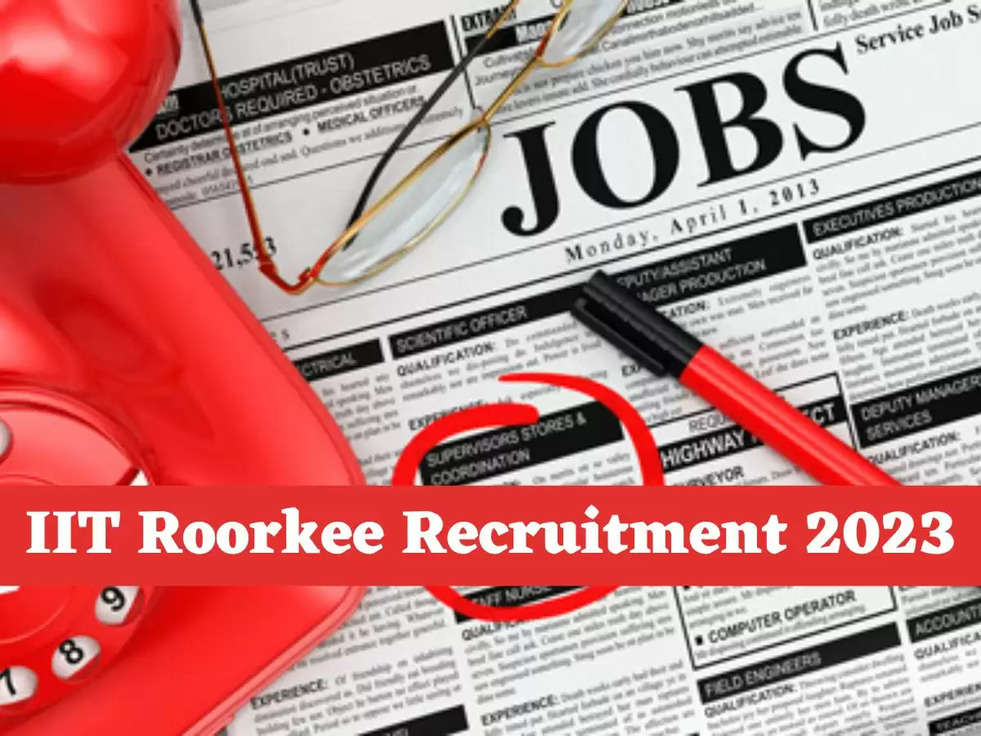 iit roorkee recruitment 2023