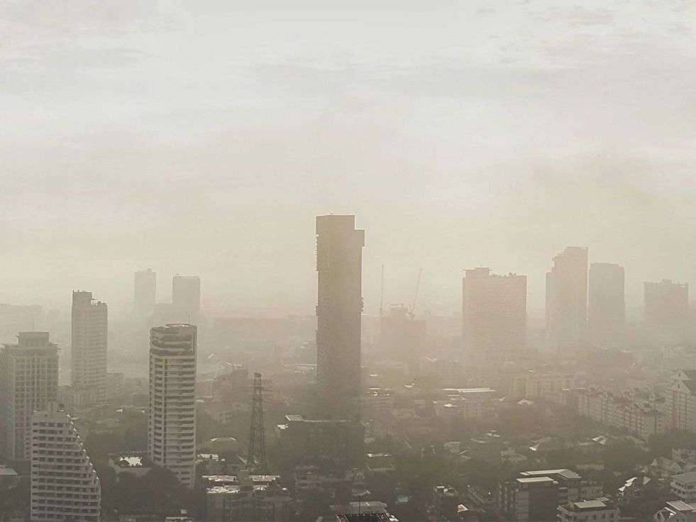 polluted air