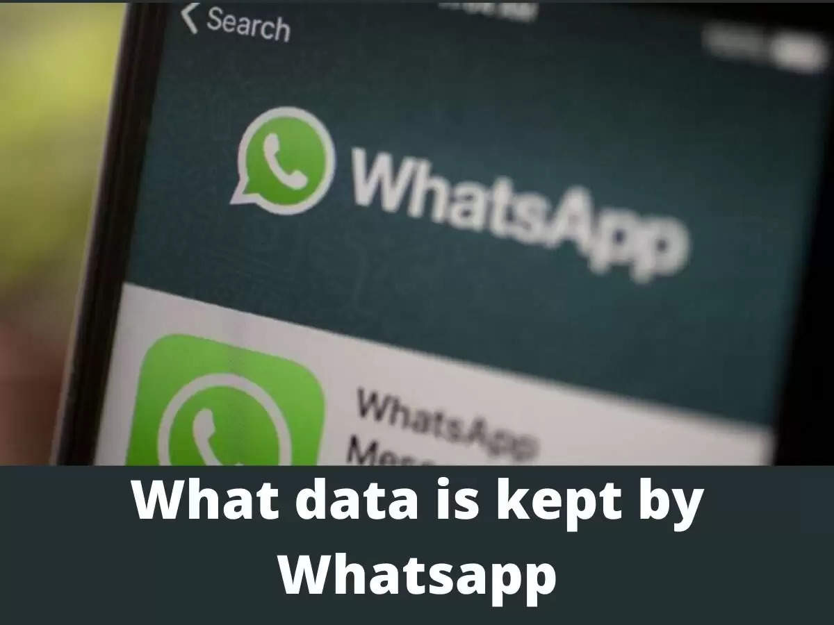 What Data is kept by whatsapp