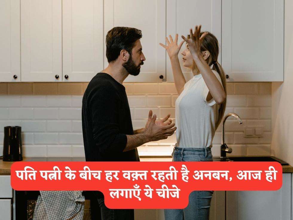 Vastu Tips : पति पत्नी के बीच हर वक़्त रहती है अनबन, आज ही लगाएँ ये चीजे 